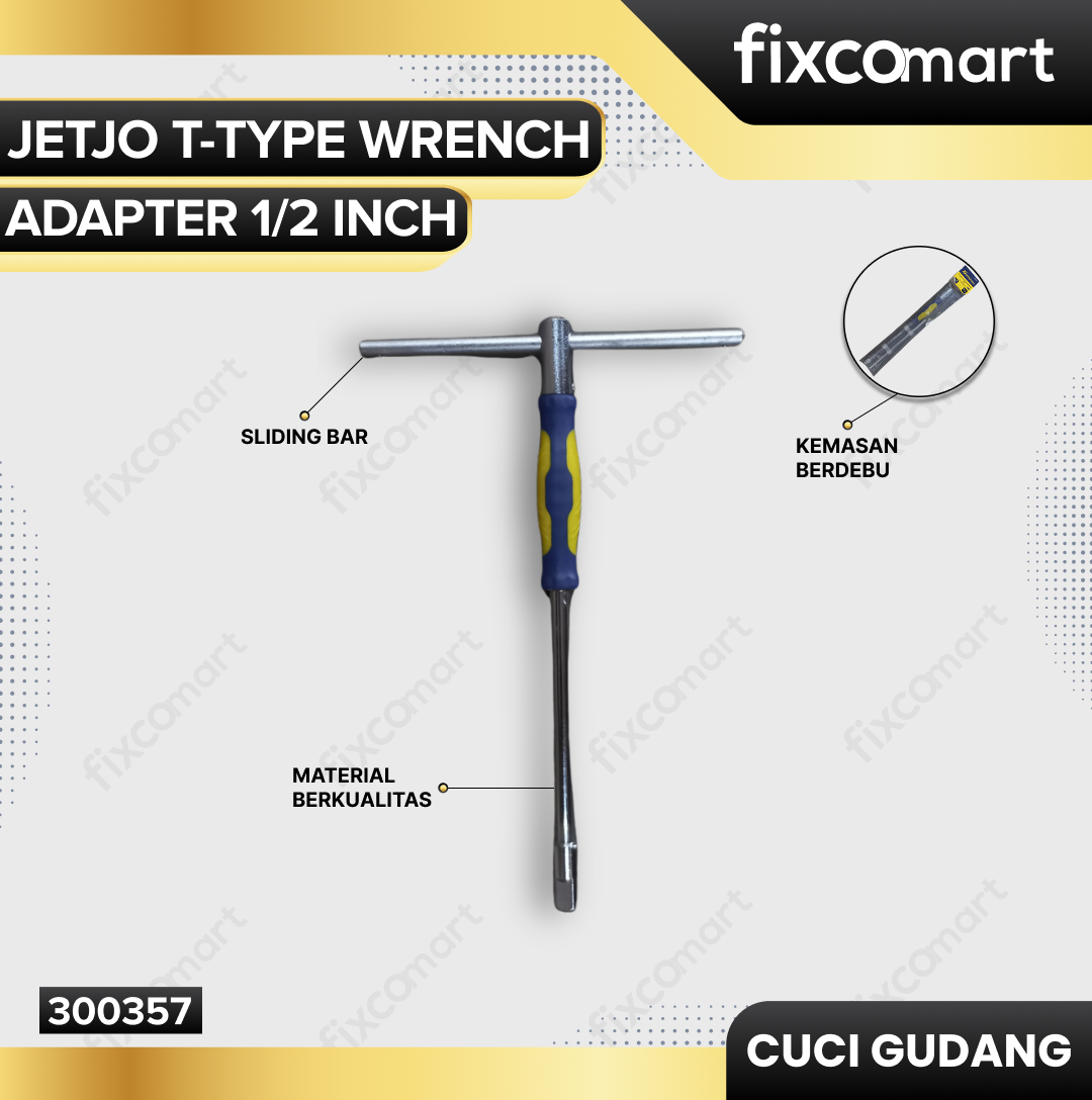 JETJO T-TYPE WRENCH ADAPTOR 1/2 INCH