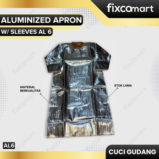 GARAGE SALE - BLUE EAGLE ALUMINIZED APRON WITH SLEEVES AL6