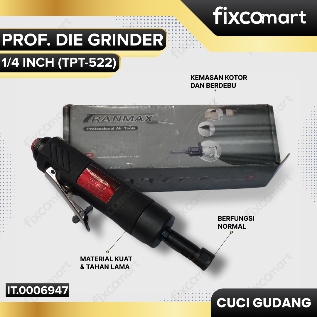 GARAGE SALE - Tranmax Professional Die Grinder 1/4 inch (TPT-522)