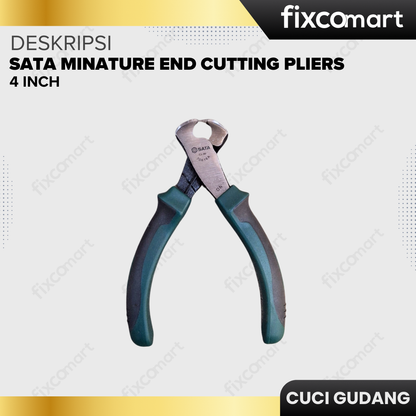 GARAGE SALE-SATA MINATURE END CUTTING PLIERS 4 inch