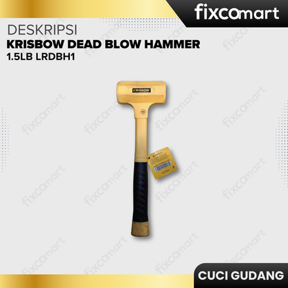 GARAGE SALE-KRISBOW DEAD BLOW HAMMER 1.5LB LRDBH1
