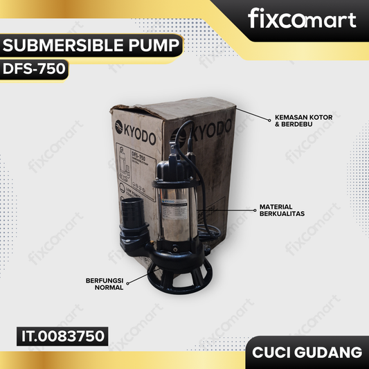 GARAGE SALE - Kyodo Submersible Pump / Pompa Celup DFS-750 (3 inch)
