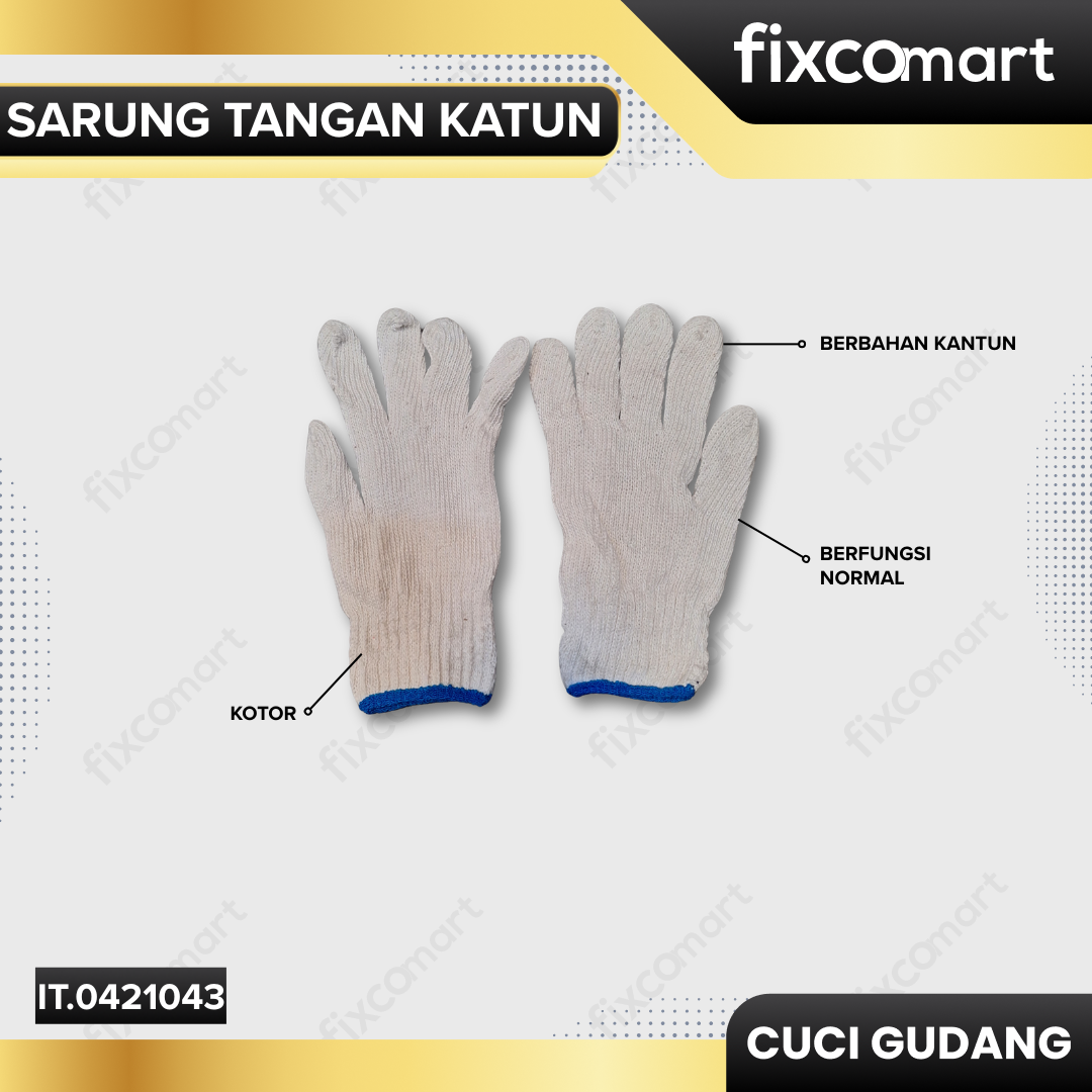 GARAGE SALE-GENERIC SARUNG TANGAN KATUN