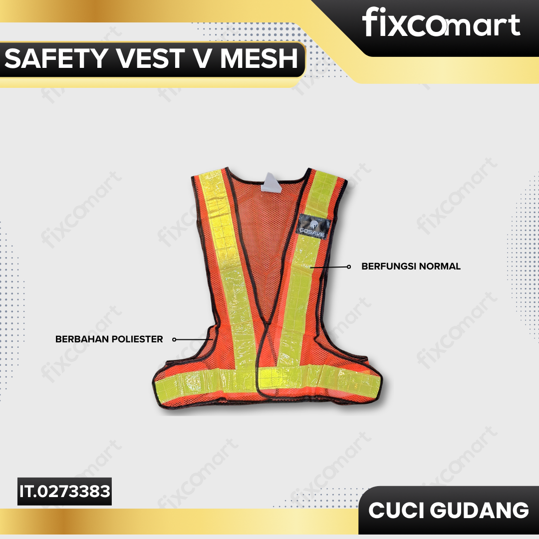GARAGE SALE-GOSAVE SAFETY VEST V MESH