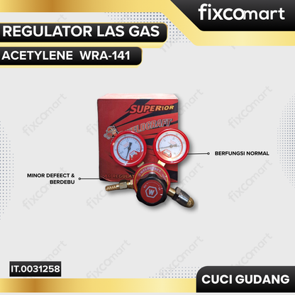 GARAGE SALE-Weldcraft Regulator Las Gas Acetylene/Regulator Las Karbit  Wra-141