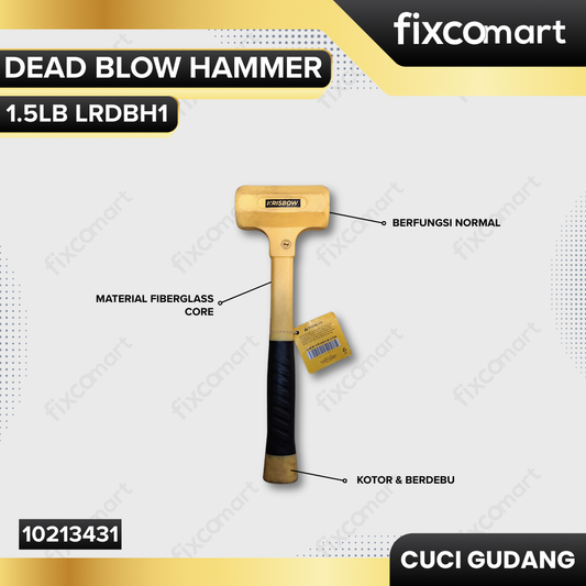 GARAGE SALE-KRISBOW DEAD BLOW HAMMER 1.5LB LRDBH1