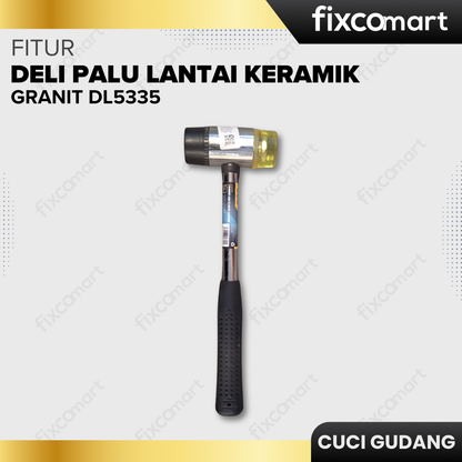 GARAGE SALE-Deli Palu karet Mini Deli Rubber Hammer Palu Lantai Keramik Granit DL5335 (1 PCS)