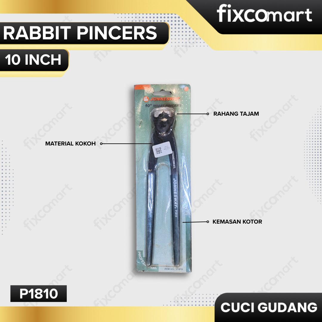 GARAGE SALE-Jonnesway Rabbit Pincers 10 Inch