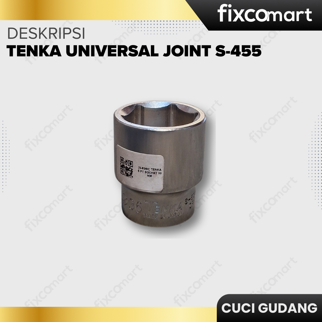 GARAGE SALE-TENKA 6 PT SOCKET 36 MM
