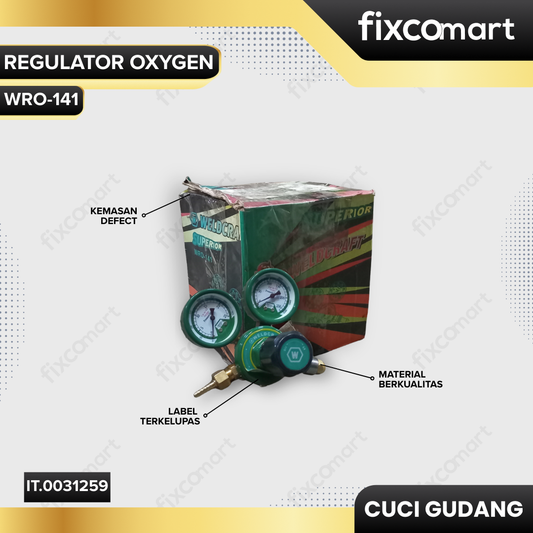 GARAGE SALE-Weldcraft Regulator Oxygen WRO 141
