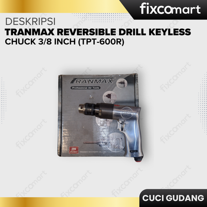 GARAGE SALE - Tranmax Reversible Drill With Keyless Chuck 3/8 inch(TPT-600R)