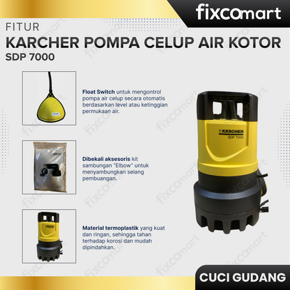 GARAGE SAKE-Karcher Pompa Celup Air Kotor SDP 7000
