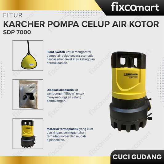 GARAGE SAKE-Karcher Pompa Celup Air Kotor SDP 7000