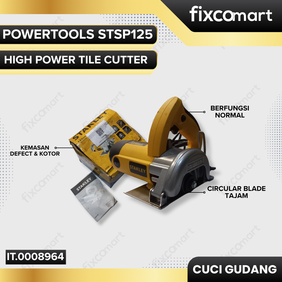 GARAGE SALE-Stanley Powertools STSP125 HIgh Power Tile Cutter
