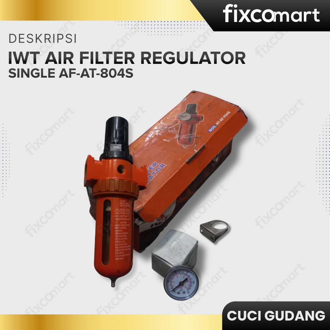 GARAGE SALE-IWT Air Filter Regulator Single AT-AF-804S