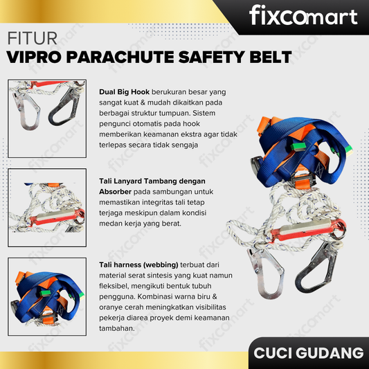 GARAGE SALE-Vipro Parachute Safety Belt