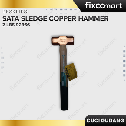 GARAGE SALE-SATA SLEDGE COPPER HAMMER 2LBS