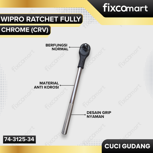 GARAGE SALE - WIPRO RATCHET FULLY CHROME (CRV)