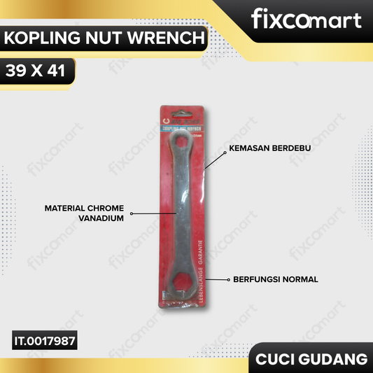 GARAGE SALE - Big Boss Kopling Nut Wrench 39 x 41