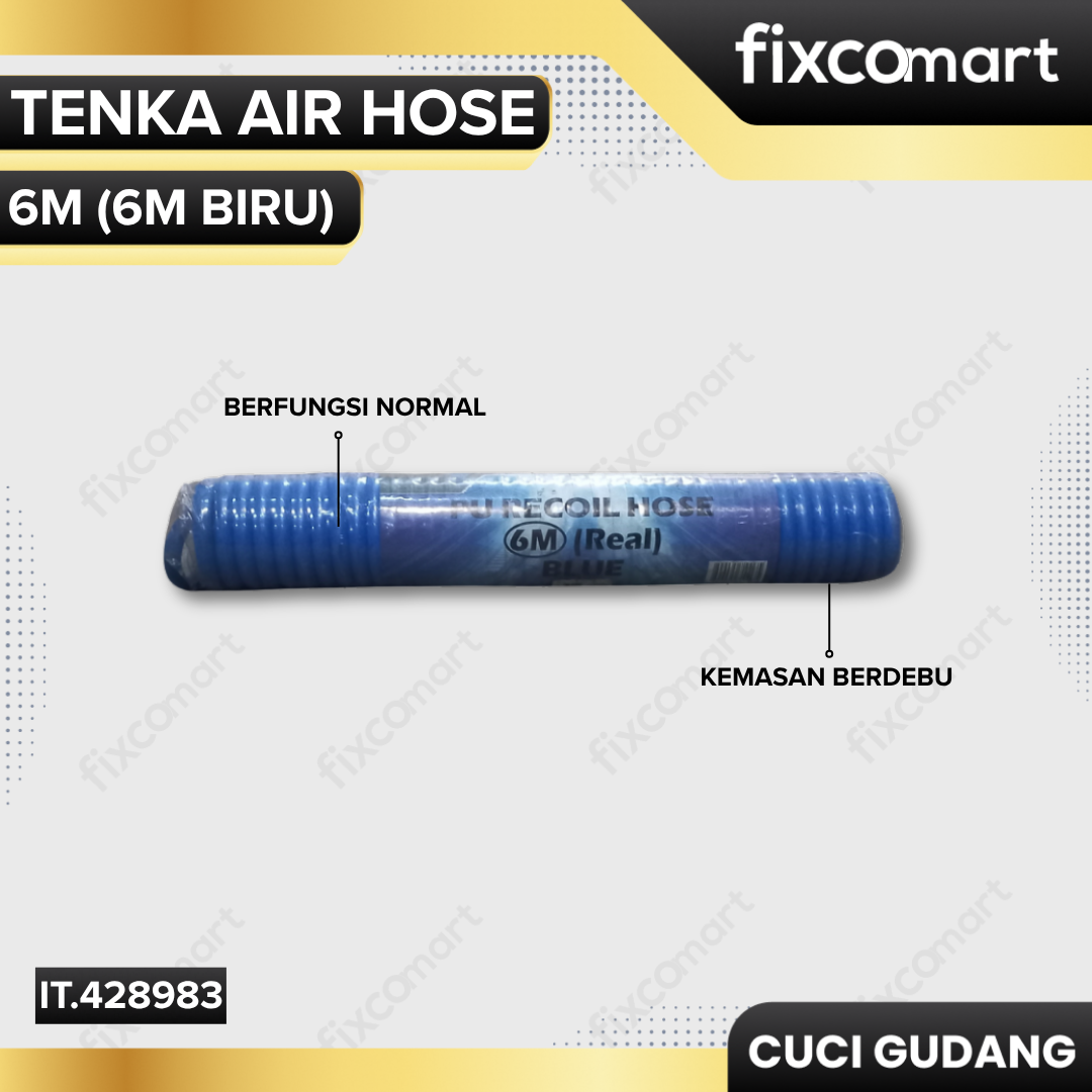 GARAGE SALE - Tenka Air Hose 6M (6m biru)