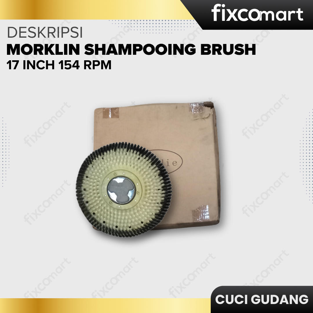 GARAGE SALE - Morklin Shampooing Brush 17 inch 154 RPM