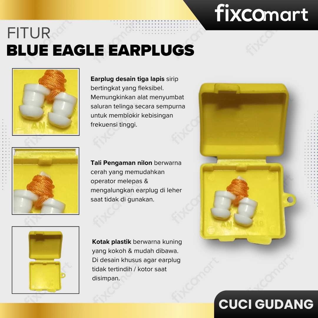 GARAGE SALE - BLUE EAGLE Earplugs NP354
