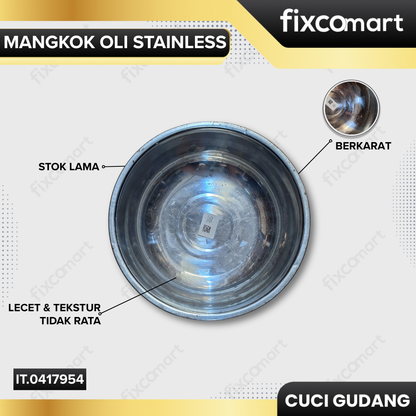 GARAGE SALE -  Generic Mangkok Oli Stainless
