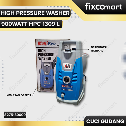 GARAGE SALE - Multipro High Pressure Washer / Penyemprot Tekanan Tinggi 900watt HPC 1309 L ( 95bar sd 130bar ) (Discontinue)