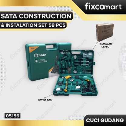 GARAGE SALE - SATA 58c. CONSTRUCTION AND INSTALLATION TOOL SET