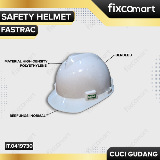 GARAGE SALE - MSA LOCAL SAFETY HELMET FASTRAC (Putih)