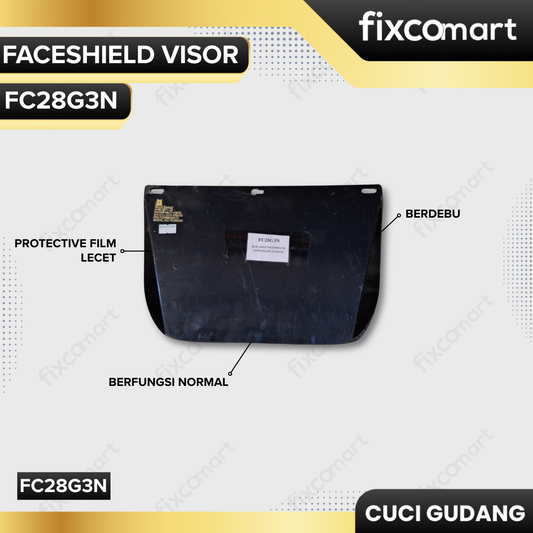 GARAGE SALE - BLUE EAGLE FACESHIELD VISOR FC28G3N