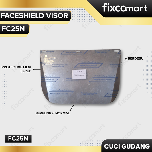 GARAGE SALE - BLUE EAGLE FACESHIELD VISOR FC25N