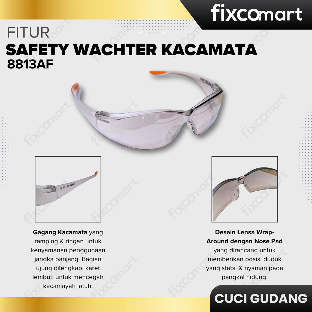GARAGE SALE - SAFETY WACHTER KACA MATA 8813AF
