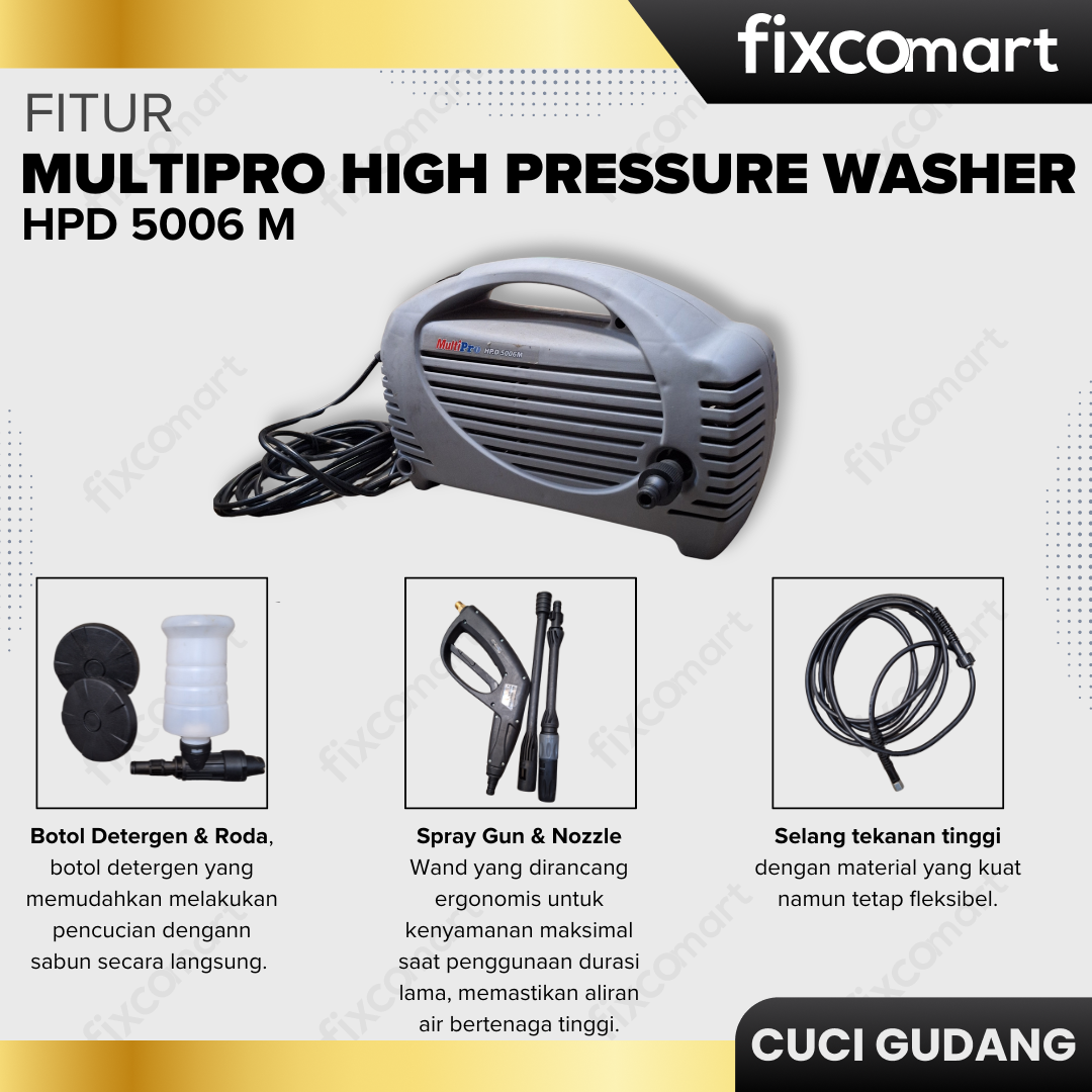 GARAGE SALE - High Pressure Washer / Penyemprot Tekanan Tinggi HPD 5006 M (Discontinue)