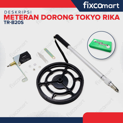 Meteran Dorong Walking Measure TOKYO RIKA B20-S Made In Japan Original