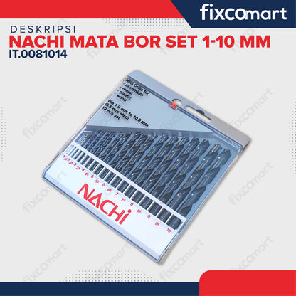 Nachi Mata Bor Set 1-10 MM