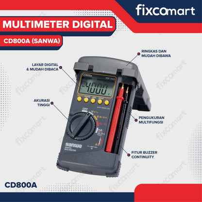 Sanwa Multimeter Digital CD800A