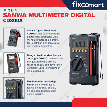 Sanwa Multimeter Digital CD800A