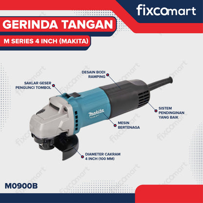 Makita M Series Mesin Gerinda Tangan 4 Inch M0900B