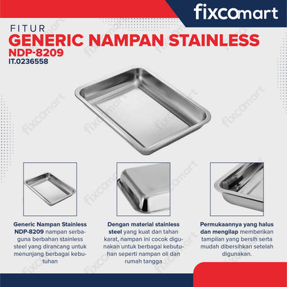 Generic Nampan Stainless NDP-8209