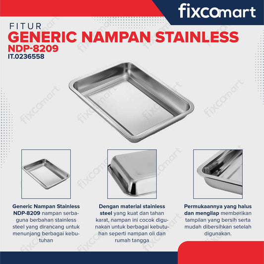 Generic Nampan Stainless NDP-8209