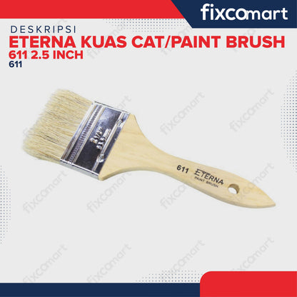 Eterna Kuas Cat/Paint Brush 611 2.5 Inch