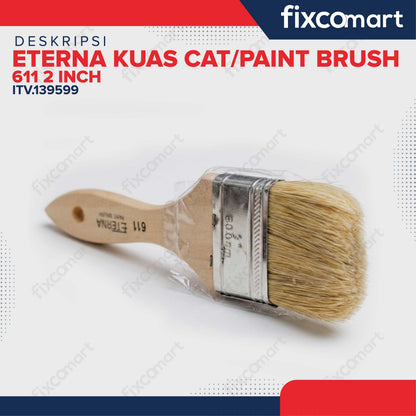 Eterna Kuas Cat/Paint Brush 611 2 Inch