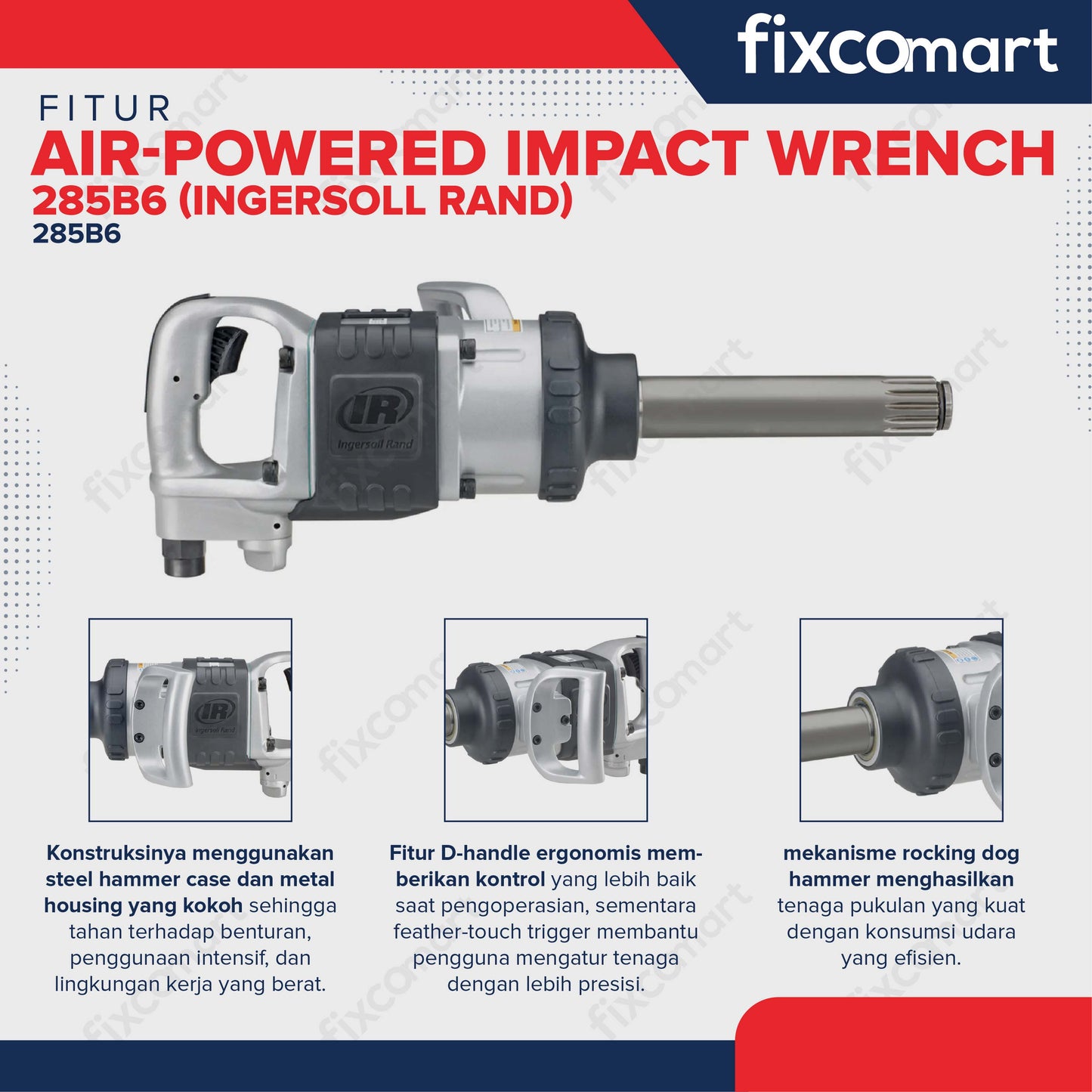 Ingersoll Rand Air-Powered Impact Wrench 285B6