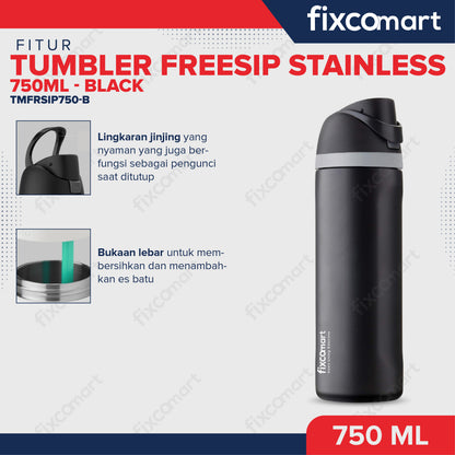 FIXCOMART TUMBLER STAINLESS 304 GAGANG 750ML - TIDAK UNTUK DIJUAL