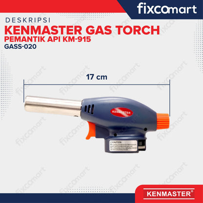 Kenmaster Gas Torch Pemantik Api KM-915 FIXCOMART