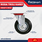 Roda Karet Hidup 3 Inch Roda Troli 3"