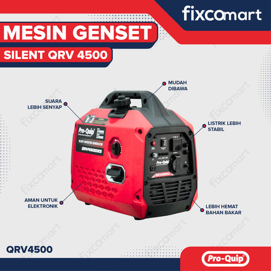Pro Quip Mesin Genset Silent QRV 4500