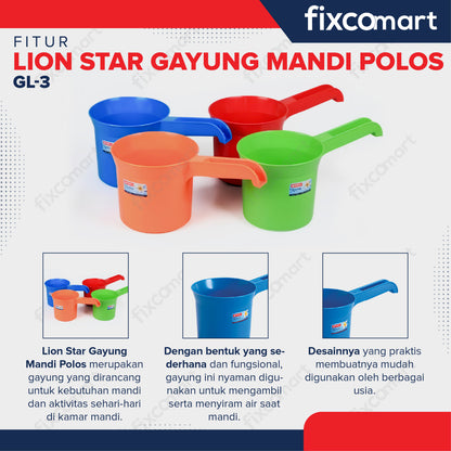 Lion Star Gayung Mandi Polos