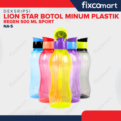 Lion Star Botol Minum Plastik Regen 500 ml Sport
